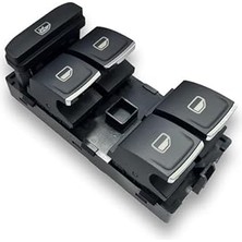 Nacario VASS41 Sol Ön Dörtlü Cam Düğmesi Krom 5G0959857E Seat Ateca 2021-2024