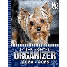 Nacario 2-Year Monthly Organizer 2024-2025: 8.5X11 Large Dated Monthly Schedule With 100 Blank College-Rule