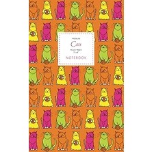 Nacario Cats Notebook - Ruled Pages - 5x8 - Premium: (Orange Edition) Fun Notebook 96 Ruled/lined Pages (5x
