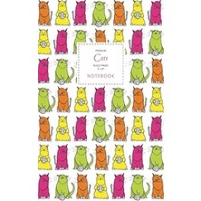 Nacario Cats Notebook - Ruled Pages - 5x8 - Premium: (Rainbow Edition) Fun Notebook 96 Ruled/lined Pages (5