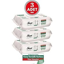 Nacario Sleepy Easy Clean Yüzey Temizlik Havlusu, 100'LÜ x 3 Adet, 300 Yaprak