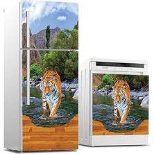 Nacario Buzdolabı Bulaşık Makinası Beyaz Eşya Sticker Kaplama Kaplan