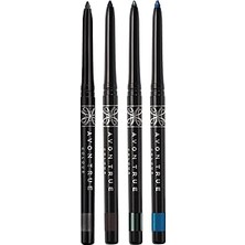 Nacario Avon True Colour Black Ice, Brown Sugar, Emerald Glow Twilight Sparkle Pırıltılı Göz Kalemi Pake