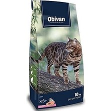 Nacario Obivan Yavru Somonlu 10 kg - Hipoalerjenik, Tüy Dökülmesini Azaltan, Kolay Sindirilen,
