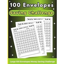 Nacario 100 Envelopes Money Saving Challenge: Low Income Savings Challenge Tracker Journal, 100 Envelopes M