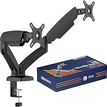 Nacario F200 17-34” Ikili Monitör Standı Siyah (Maks: 10KG)