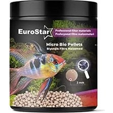 Nacario Eurostar Micro Bio Pelets Akvaryum Için Biyolojik Filtre Temizleme Malzemesi, 1 L