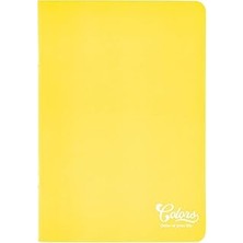 Nacario Meteksan Colors A4 80 Yaprak Çizgili Defter, Sarı