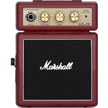 Nacario Marshall Ms-2r Ms2 Mini Amp, Kırmızı [ingiltere'den Ithal]