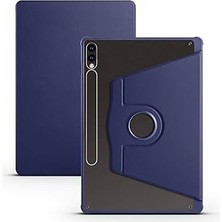 Nacario Constrain Galaxy Tab S9 Kılıf Zore Termik Kalem Bölmeli Dönebilen Standlı Kılıf, Lacivert
