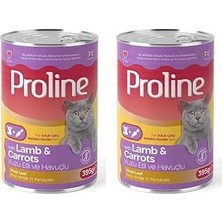 Nacario Proline Kuzu Etli Havuçlu Pate Yetişkin Konservesi 395 gr 2li Paket