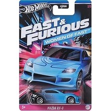 Nacario Mazda Rx-8 Araba - Fast And Frious Kadınlar - Model Döküm Ölçeği 1:64 - Uzunluk 7 Cm, Hr
