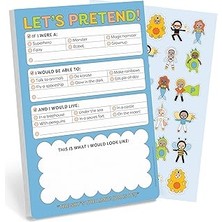 Nacario Let's Pretend! Playtime Pad With Sticker Sheet