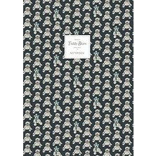 Nacario Teddy Bears Notebook - Lined Pages - A4 - Premium: (Dark Edition) Fun Notebook 192 Lined Pages (A4