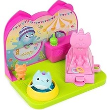 Nacario Gabby's Dollhouse Deluxe Room Oyun Seti, Yavru Deniz Gergedanı, Mobilya Parçaları Tematik Aksesu