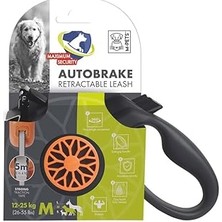 Nacario M-Pets Autobrake Otomati̇k Gezdi̇rme Şeri̇t 5mt/orange (M)