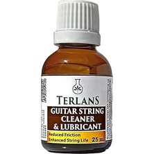 Nacario Terlans Gitar Teli Temizleyici & Koruyucu Yağlayıcı 25 ml + Mikrofiber Bez | Uzun Ömürlü, Pas Önley