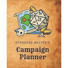 Nacario Dungeon Master's Campaign Planner: 771617AIGN Organizer And Map Making Journal