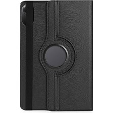 Nacario Zore Redmi Pad 2 2025 Zore Dönebilen Standlı Kılıf Siyah