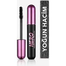 Nacario Kıvrım Hacim Veren Maskara (Siyah) - Hero Volume & Curl Mascara - 000-8682536022804
