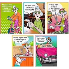 Nacario Hallmark Maxine Komik Doğum Günü Kartı Çeşitleri (Zarflı 5 Kart)