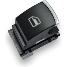 Nacario VASS41 Sağ Ön Kapı Cam Açma Düğmesi Krom 5K0959855 Vw Caddy 2004-2010