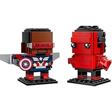Nacario Brickheadz 40668 Captain America And Red Hulk