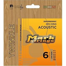 Nacario Mark Strings Twinkle Phosphor Bronze 11-50 Akustik Gitar Teli
