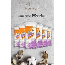 Nacario Lux Zigzag Pamuk 200 gr x 6 Adet