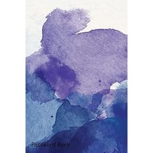Nacario Password Book: Include Alphabetical Index With Purple Abstract Watercolor Background