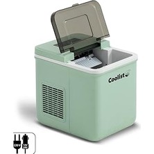 Nacario Coolist CLK2BM 12/24VOLT/ 220VOLT 1.3 Litre Kompresörlü Otomatik Buz Yapma Makinesi