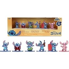 Nacario Jada 6 x Figürler Metal Stitch 4 cm Diorama Farklı Pozisyonlarda Dikiş + Melek Mini Kol