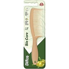 Nacario Difaş Bio-Care Saplı Büyük Tarak 3028 (Zeytin Çekirdeği Katkılı Malzemeden Üretilmiş, Doğa Dostu Ta