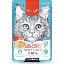Nacario Wanpy Pouch Ton Balıklı Karidesli Yaş 70GR