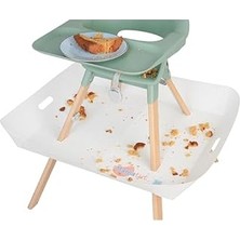 Nacario Stokke Clikk Mama Sandalyesi Uyumlu Beyaz | Uzun Ömürlü, Su Geçirmez | Sandalye Dahil Değildir