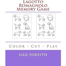 Nacario Lagotto Romagnolo Memory Game: Color - Cut - Play