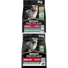 Nacario Plan Puppy Sensitive Digeston Kuzu Etli Yavru 12 Kg+ 3 kg