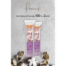 Nacario Lux Disk Makyaj Pamuğu 100'LÜ x 2 Adet