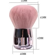 Nacario Fontenay Protez Tırnak Için Toz Fırça Renkli 2 Pembe