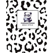 Nacario Independently Published Panda Notebook Wild Style: Quaderno A Quadretti Formato Grande A4 Per Scuol
