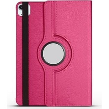 Nacario Zore Ipad 11 2024 Zore Dönebilen Standlı Kılıf Pembe Koyu