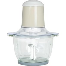 Nacario Berghoff Gem 400 W Elektrikli Doğrayıcı – 2 L Cam Hazne, Bakır Ac Motor | Vanilya Krem