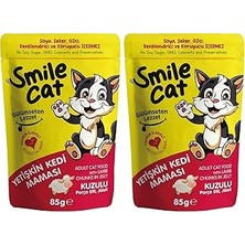 Nacario Smile Cat Pouch 85 gr Kuzulu (2 Paketi)
