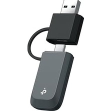 Nacario Tp-Link Archer TBE400U USB 3.0 Wi-Fi 7 Tri-Band Kablosuz Adaptör, BE6500, 6 Ghz/5 Ghz/2.4 Ghz, 72X2