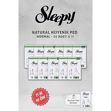 Nacario Sleepy 11 Al 10 Öde Normal Hijyenik Ped 24 Adet 40'lı Günlük Ped