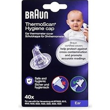 Nacario Thermoscan® Hijyenik Kapak, Kulak Termometresi Için, Yedek Prob Ucu, 40 Adet