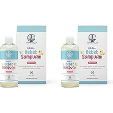 Nacario Doğal Bebek Şampuanı 500 ml (2 Paketi)