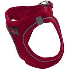 Nacario Lepus Pet Air Mesh Kırmızı Göğüs Tasması Small