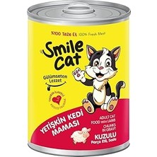 Nacario Smile Cat Konserve Yetişkin 400 gr Kuzulu Mama