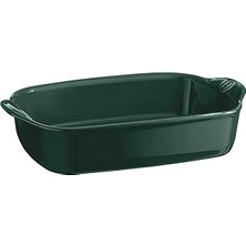 Nacario Emile Henry Fırın Kabı Dikdörtgen 30 x 19 cm Yeşil/cedar